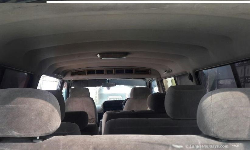Sri Lanka holiday Van hire